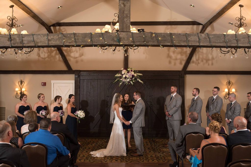 Officiated a stunning August wedding at Normandy F