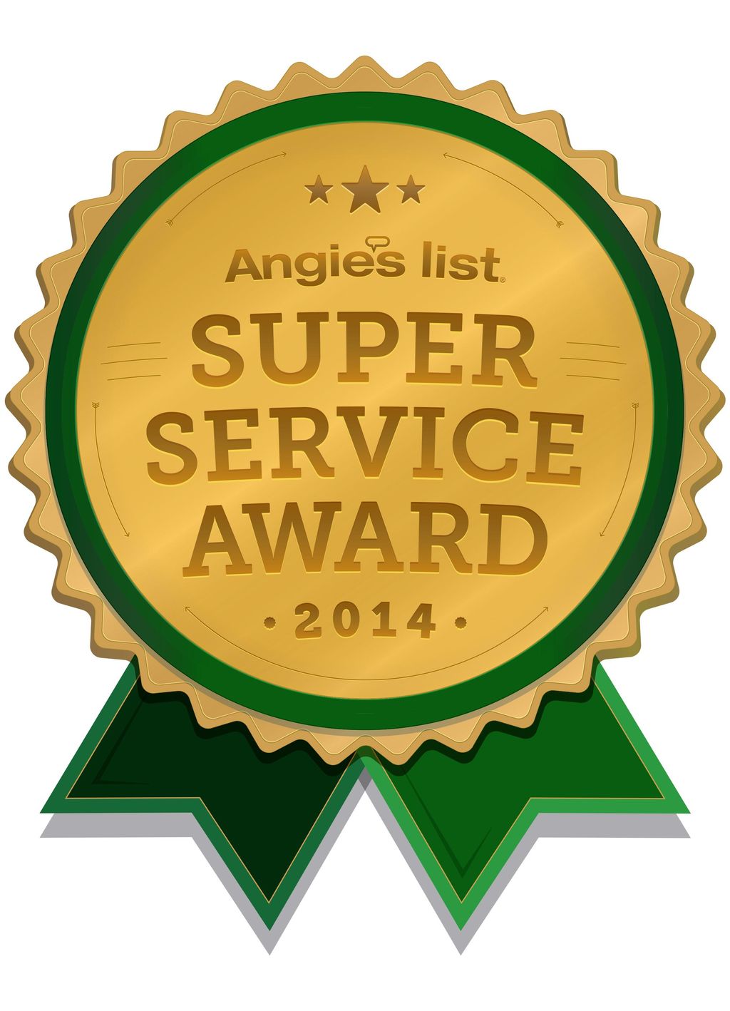 Angies List, Super Service Award winner in 2014. O