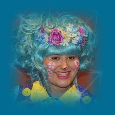 Our Blossom the Clown!