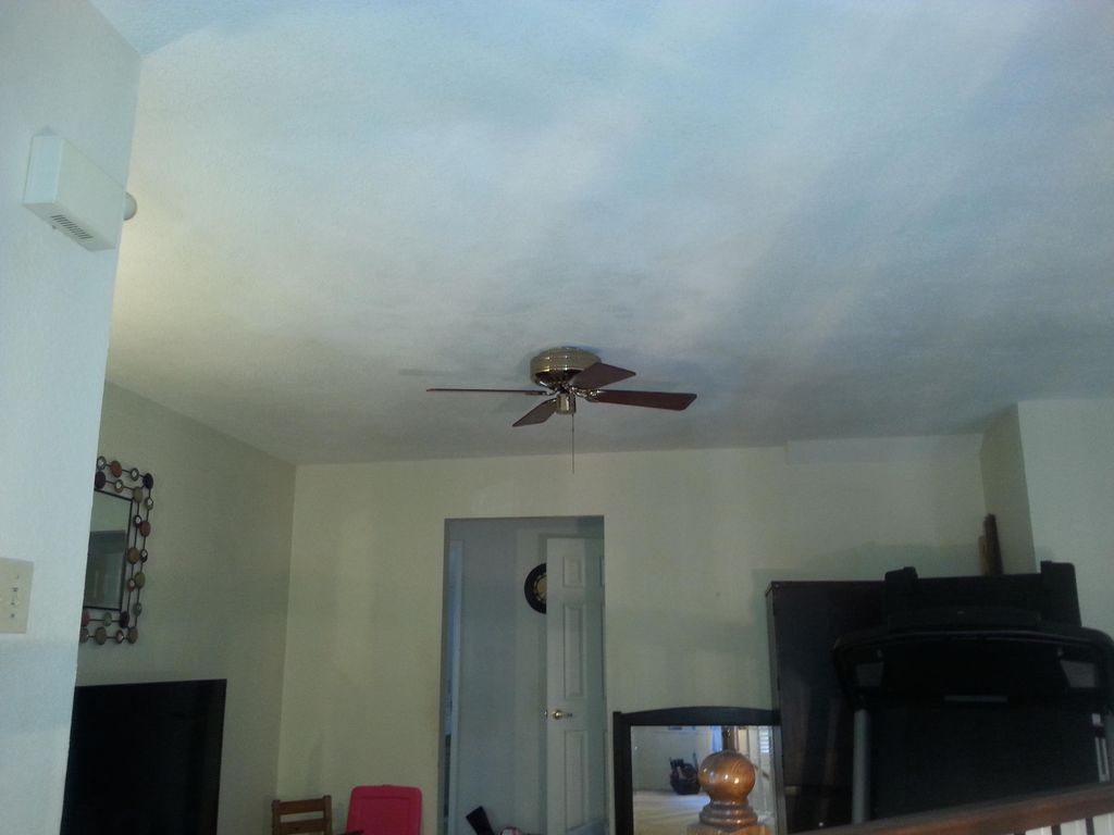 Replaced drywall, textured, and painted.From A/C l