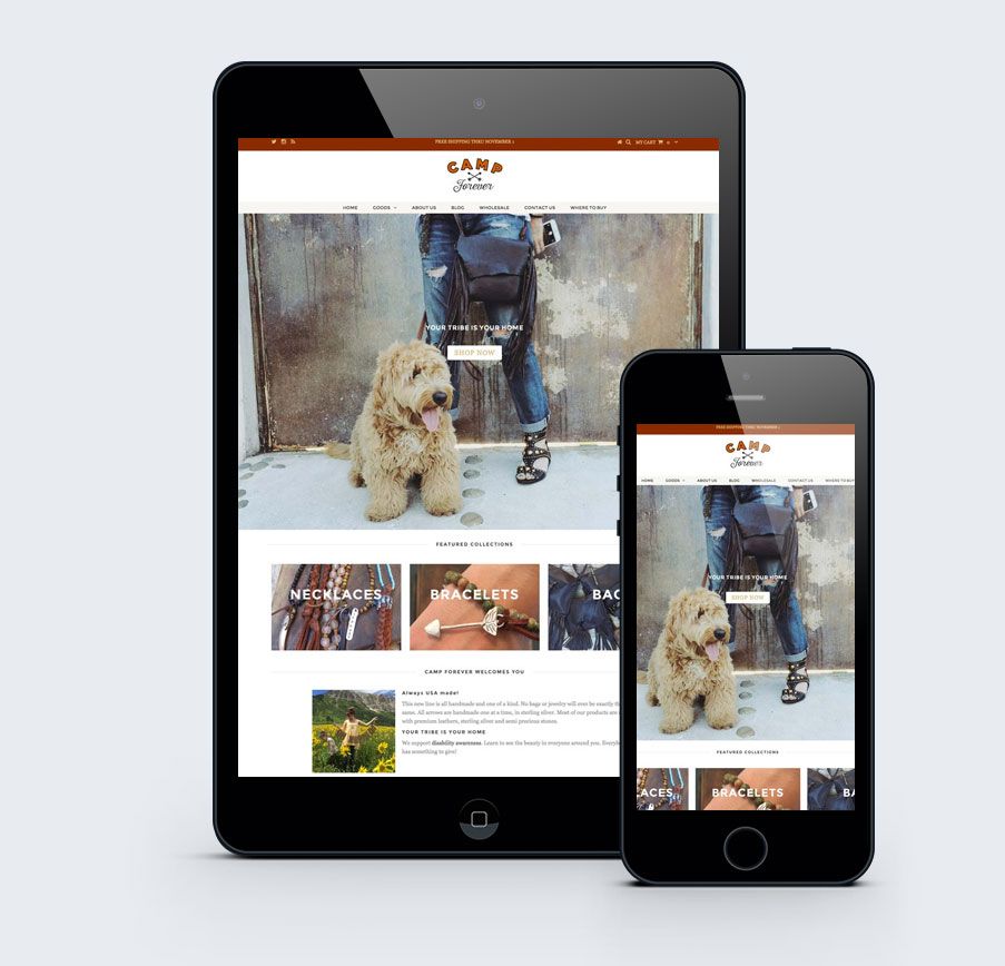 e-commerce website and branding for fashion retail