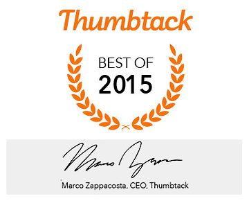 Voted as "Best of 2015" from Thumbtack.