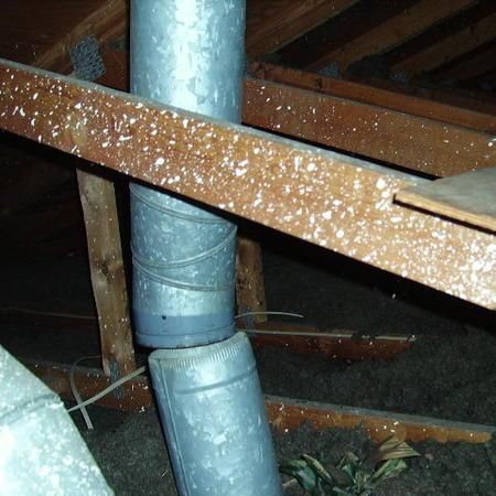 Broken or disconnect vent pipe