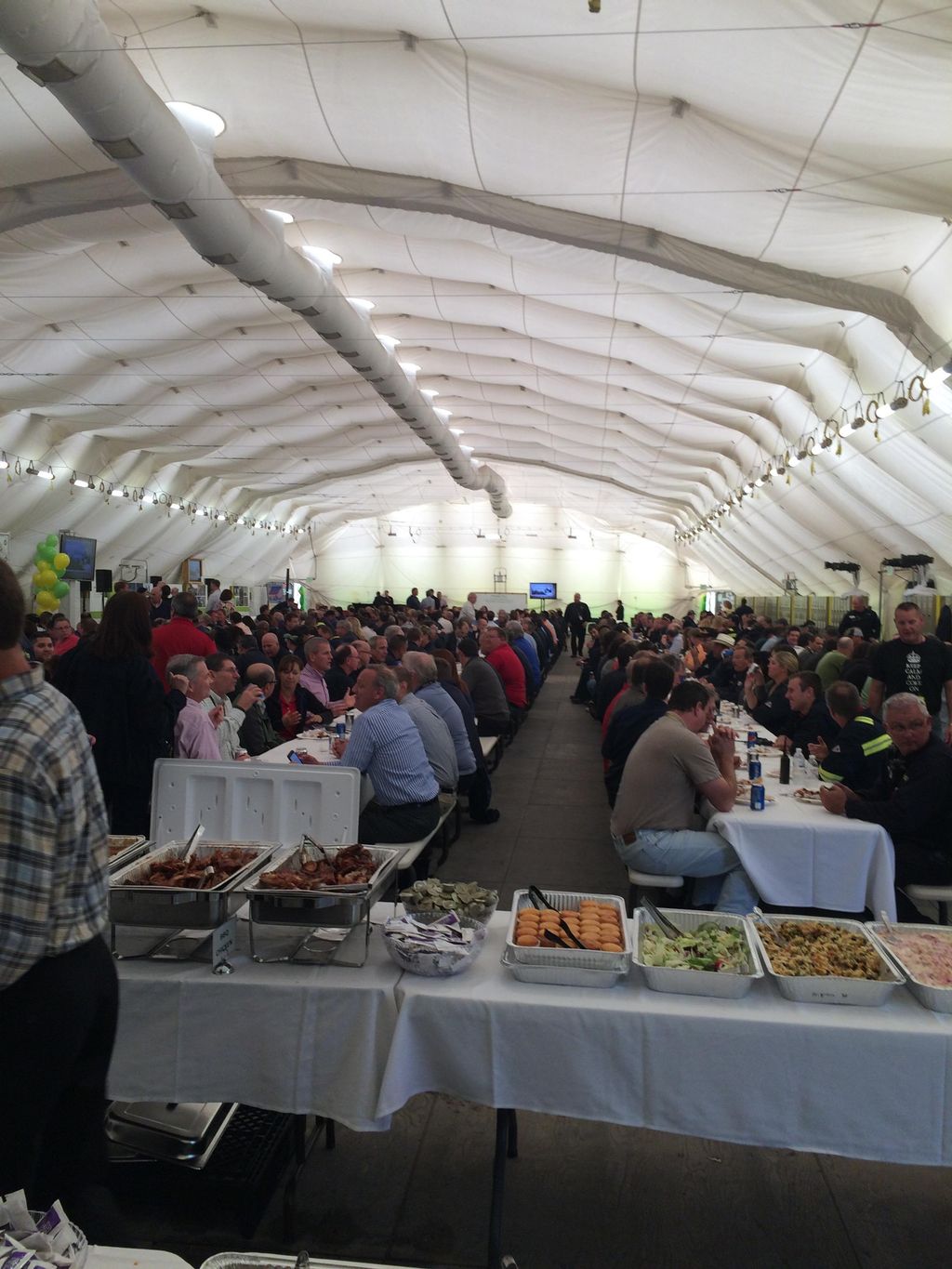 Fed 1200 people in a half hour at BP Amoco's reque