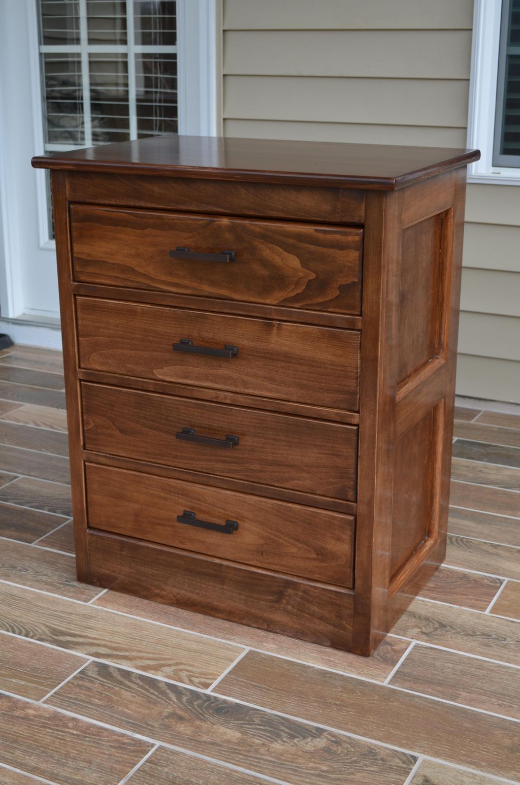 Custom Maple Four Drawer Dresser