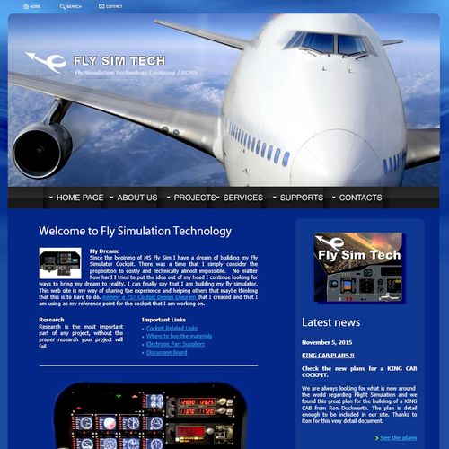 Flight Simulation Technology, a website dedicated 