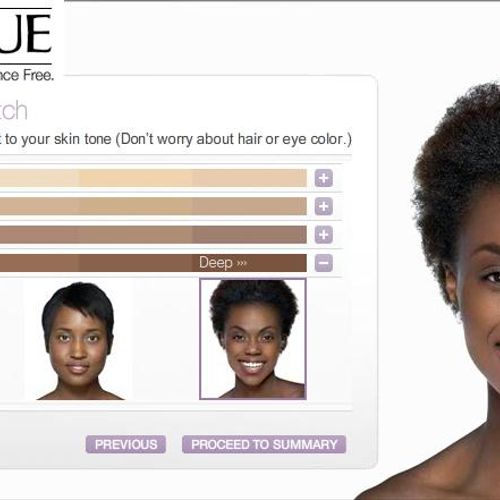 Clinique Foundation .com Campaign 
Makeup Design 2