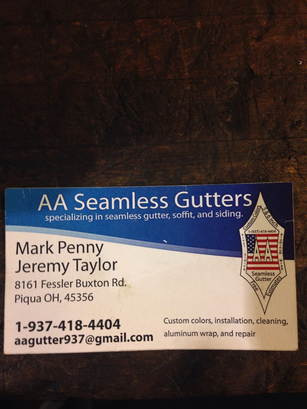 AA Seamless Gutters LLC