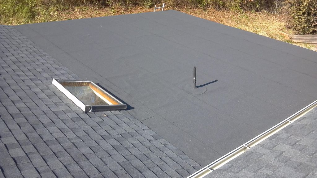 New architectural shingles and GAF capsheet on low