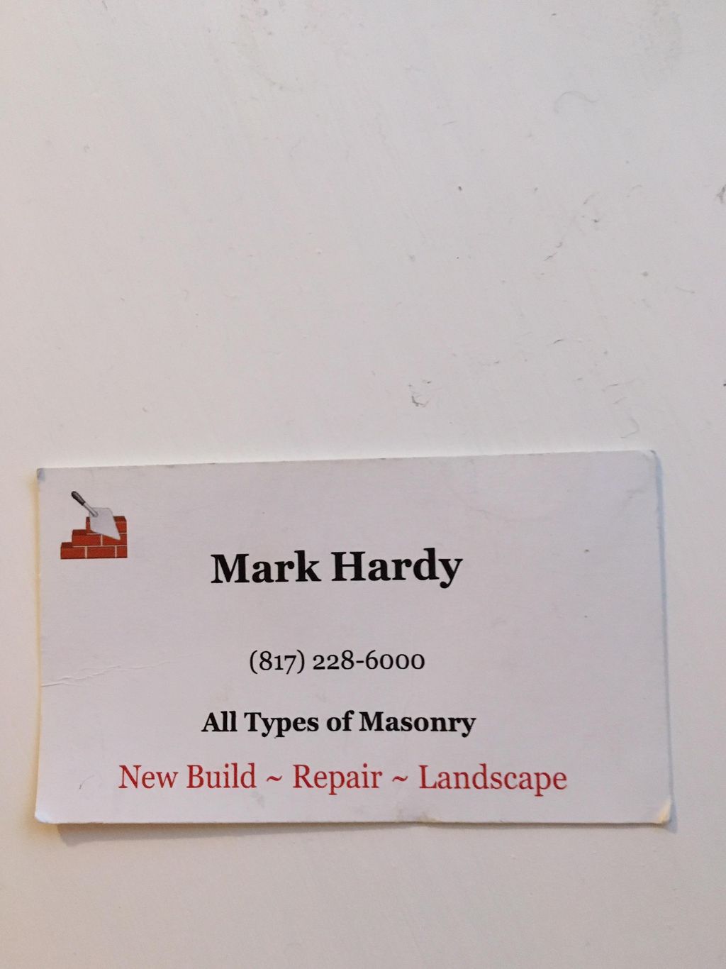 Mark Hardy Masonry