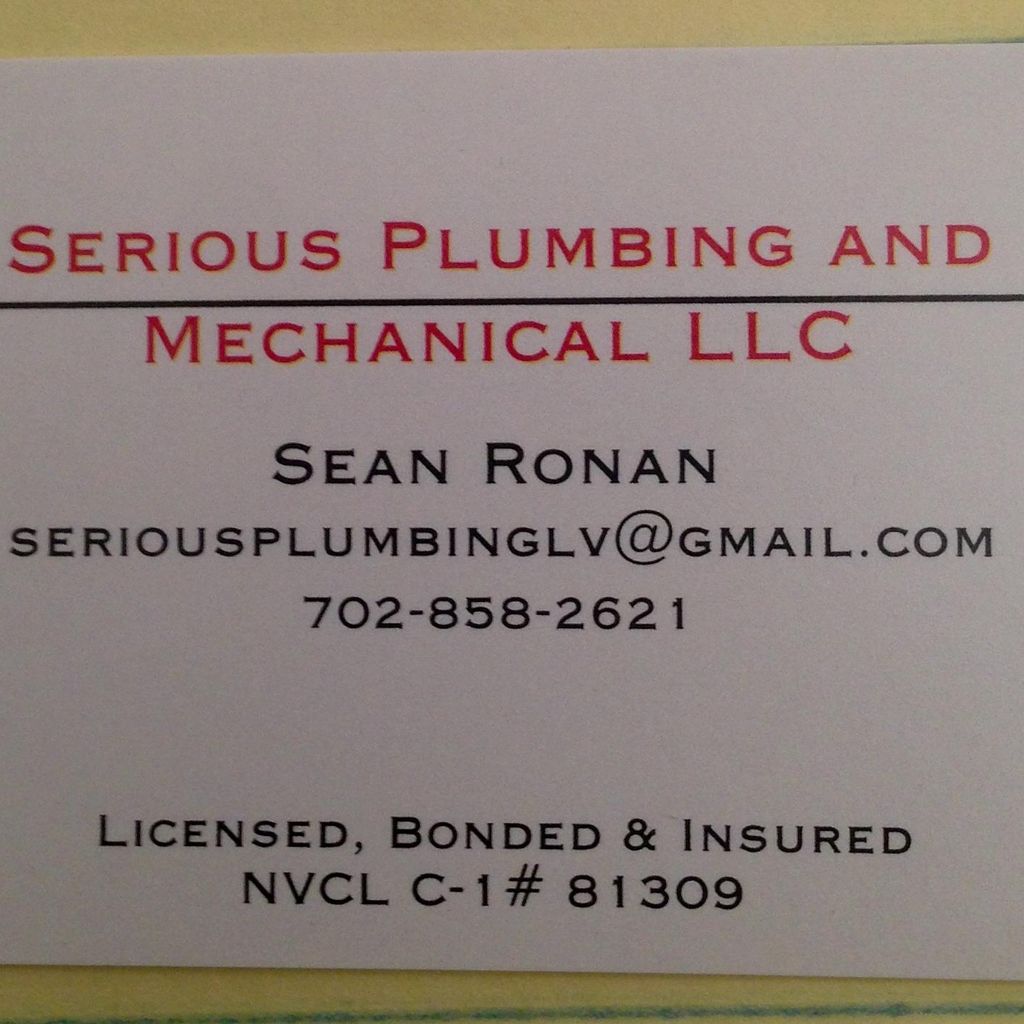 Serious Plumbing and Mechanical LLC