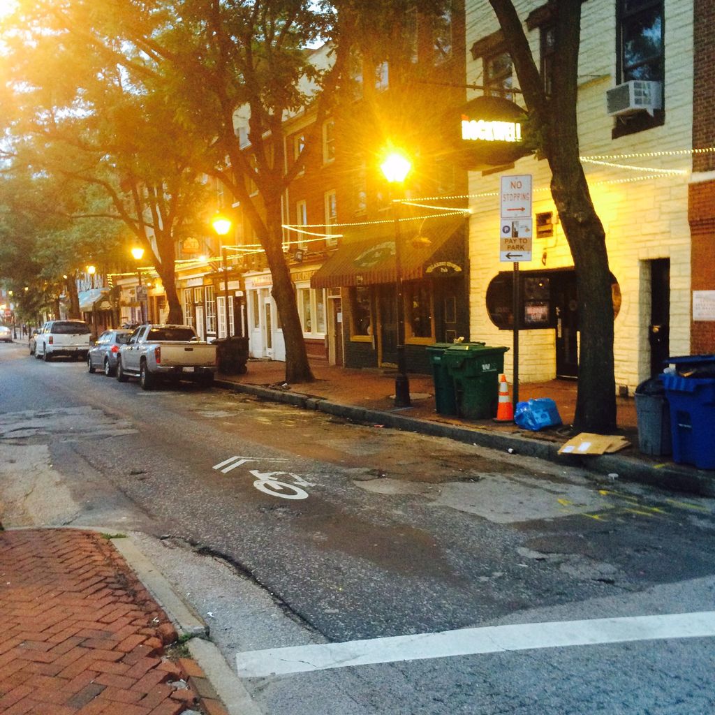 LED lighting in fells point. 