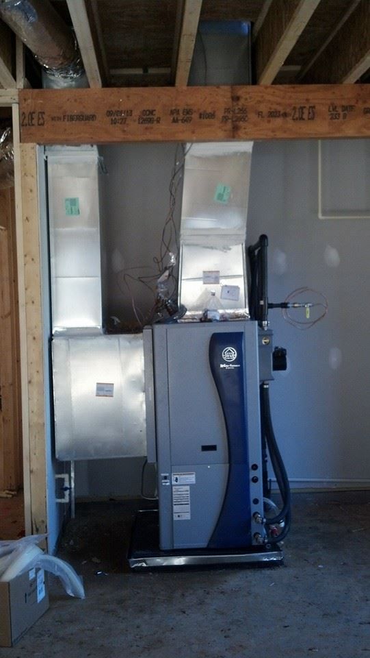 A 4 ton Geothermal system rated at 40 SEER with du
