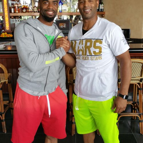 Hanging out with Olympic Sprinter Tyson Gay 