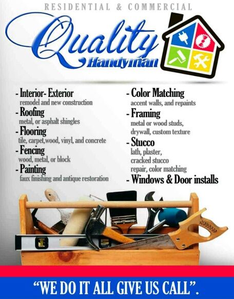 We do it all give us a call.