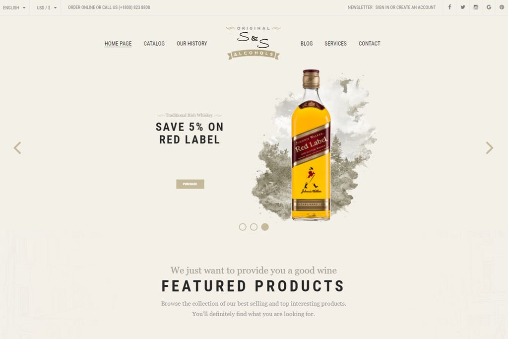S&S - Alcoholic Beverages Company