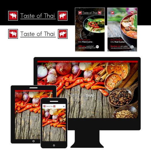 Taste of Thai - Corporate Branding & Website