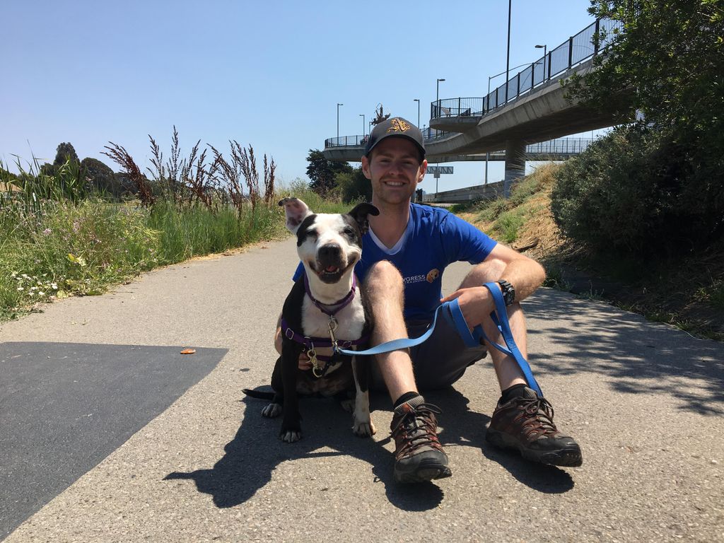 Pawgress founder Rusty and Jordan after a successf