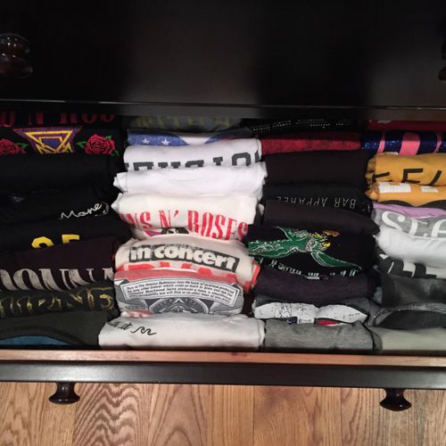 t-shirt drawer