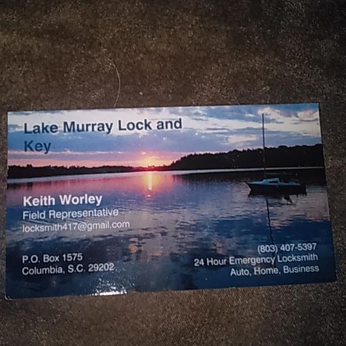 Lake Murray Lock and Key