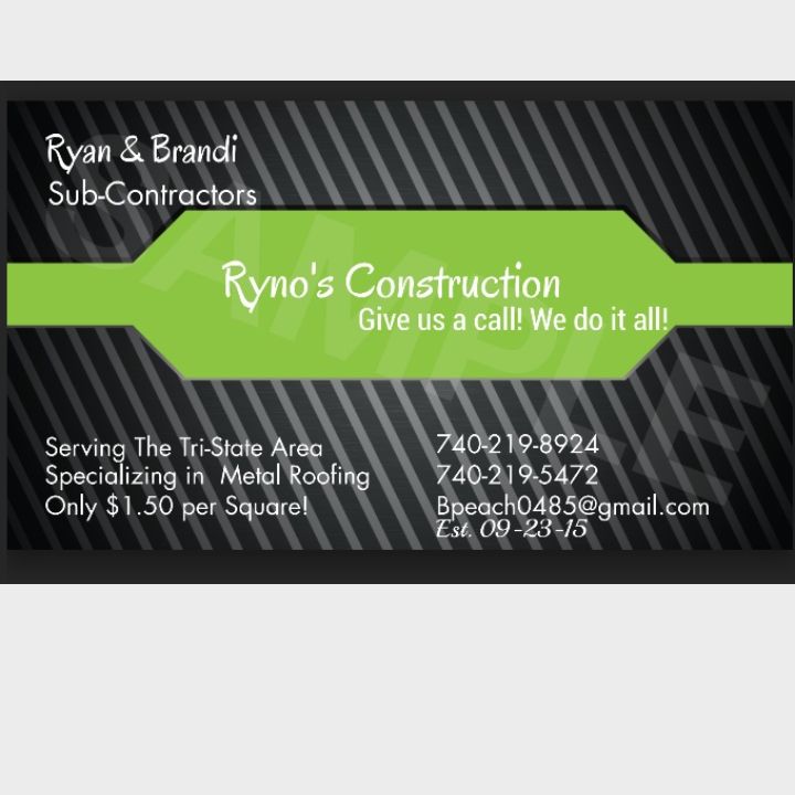 Ryno's construction