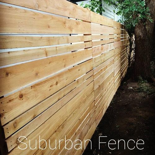 Horizontal Modern Fence Designs
