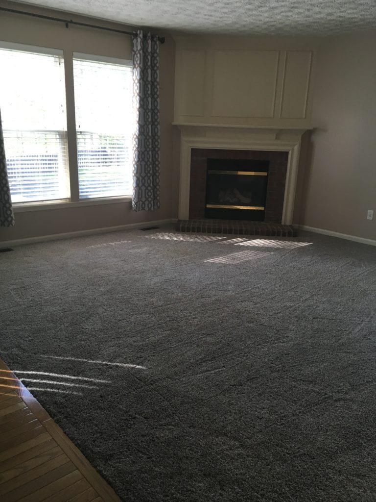 Carpet Installation in Living Room & Basement