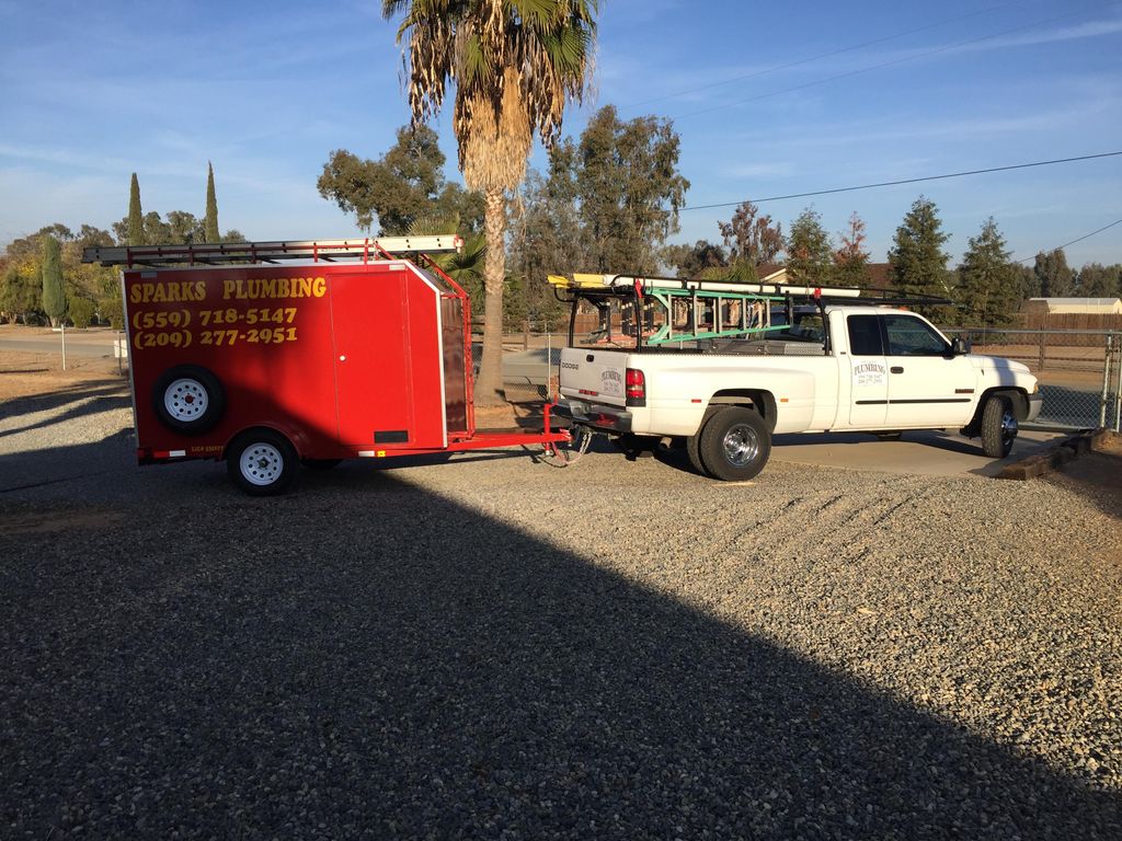 Sparks Plumbing heading to another job