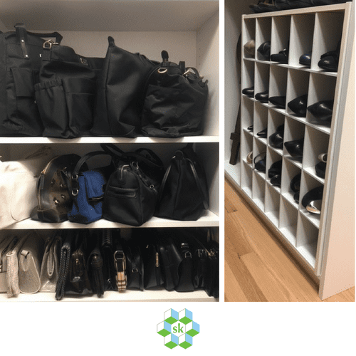Closet organizing (accessories & footwear)