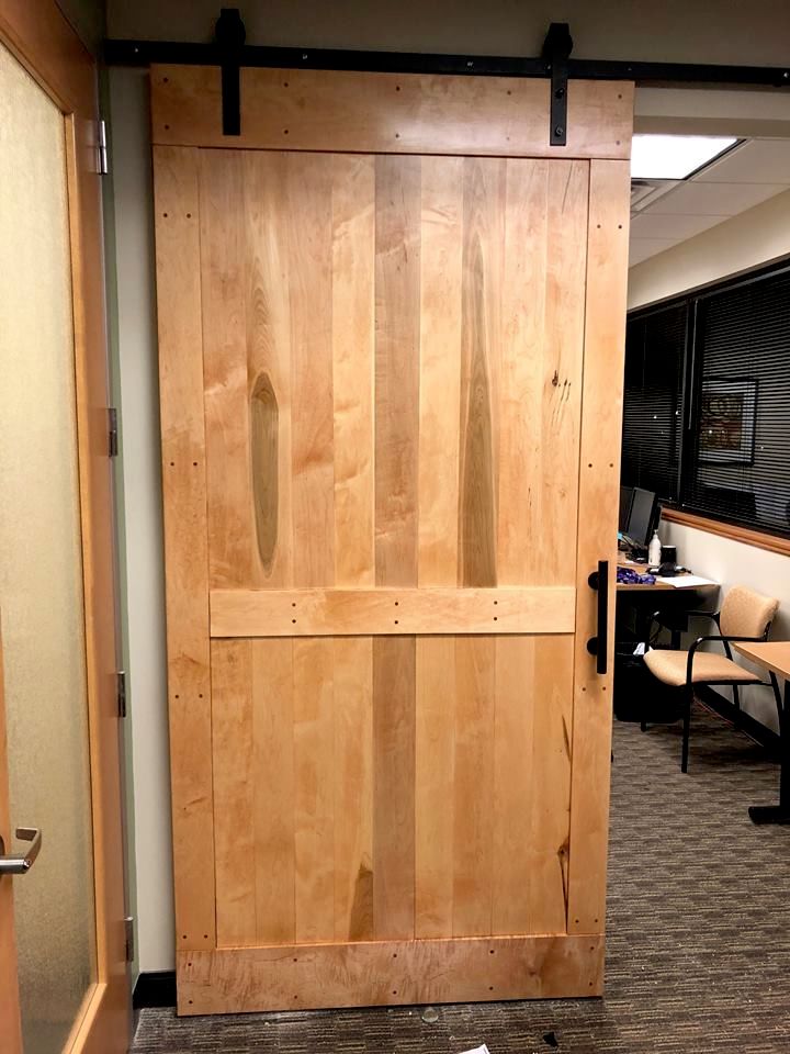 Custom made barn door 