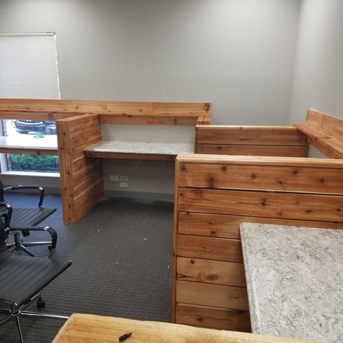 Office cubicle build