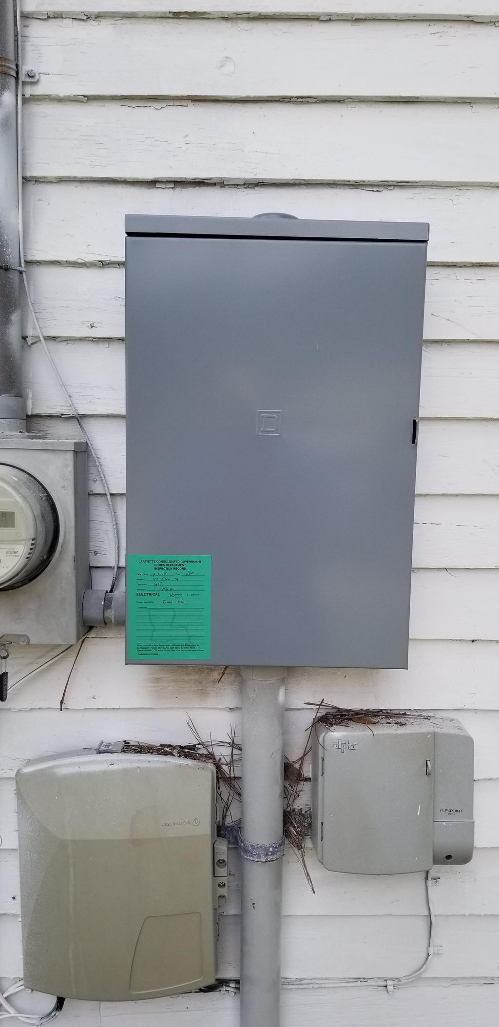 inspection passed on 100 amp panel change out