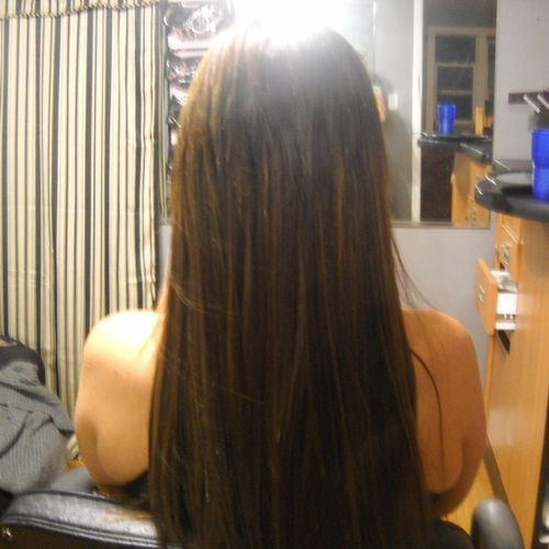 After hair extension, Last for 5-6 months