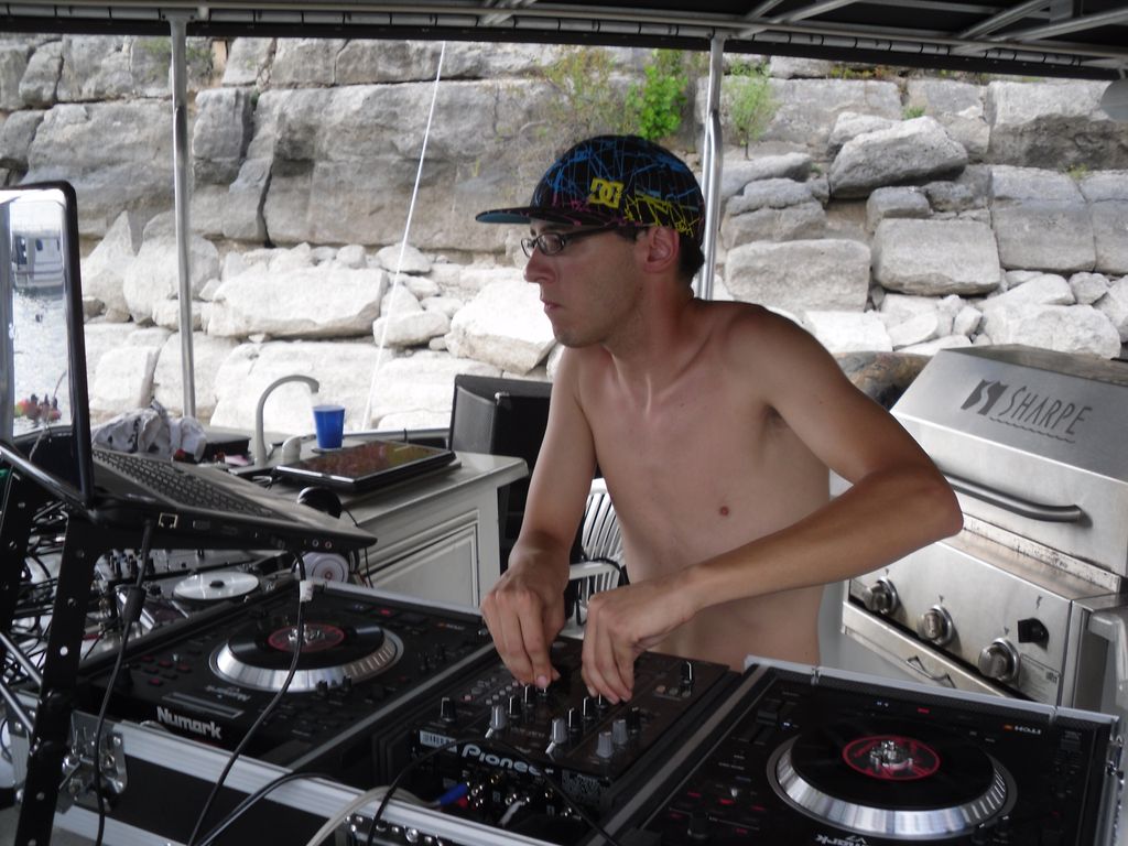 Spinning on Lake Travis On a Boat