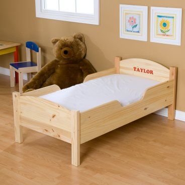 Toddlers first bed. made of Pine and Fir this soli