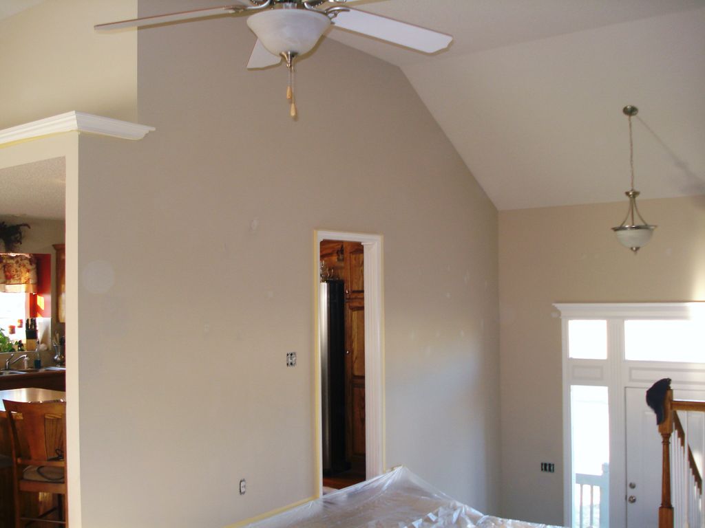 Living room after paint