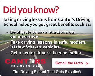 Driving lessons from Cantor's can save money on ca
