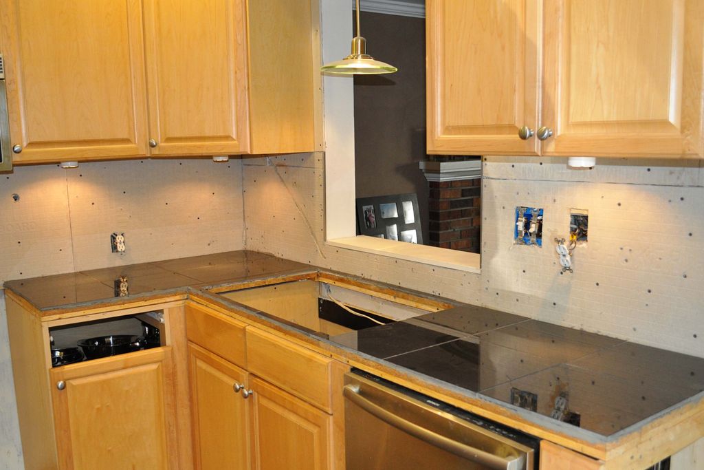 Granite Tile Counter-tops - Work in Progress