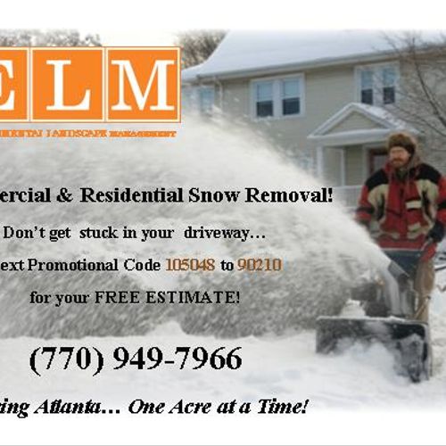 Commercial & Residential Snow Removal!

Don't be s