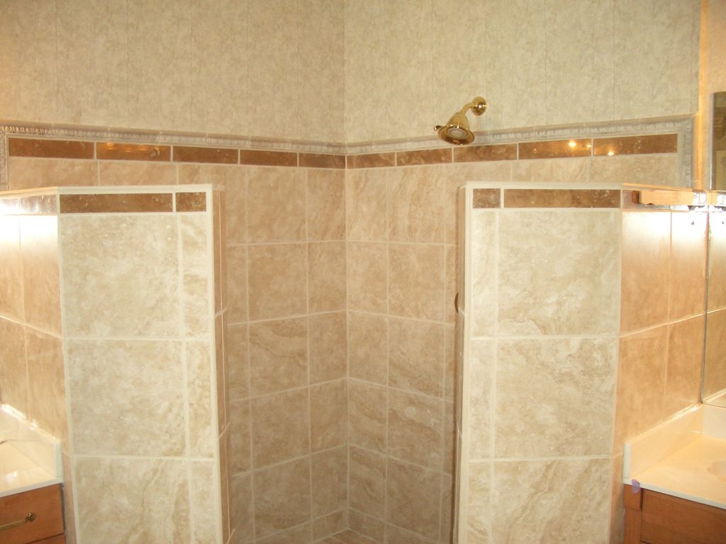 Tile and marble
shower - Peachtree Corners