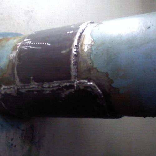 Repairing  10"  water pipe