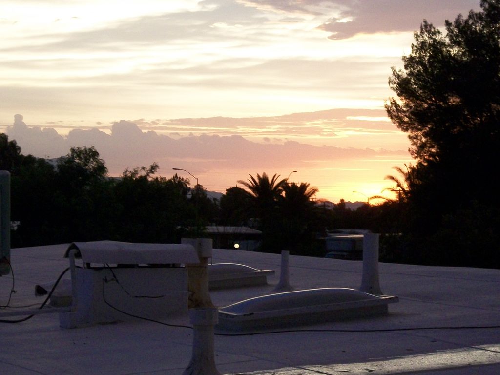 sunset off our back porch
tucson, az