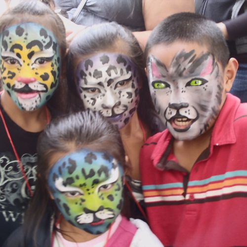 Portland Oregon, Face Painting by Time Honored Des