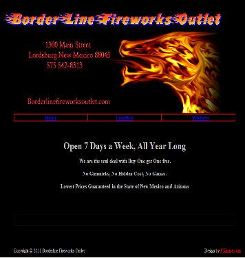 Borderlinefireworksoutlet.com
Created by FXmuse.co