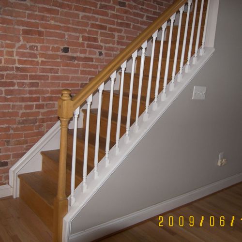 Stairs and handrails