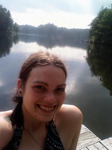By the lake on my first vacation in six years --- 