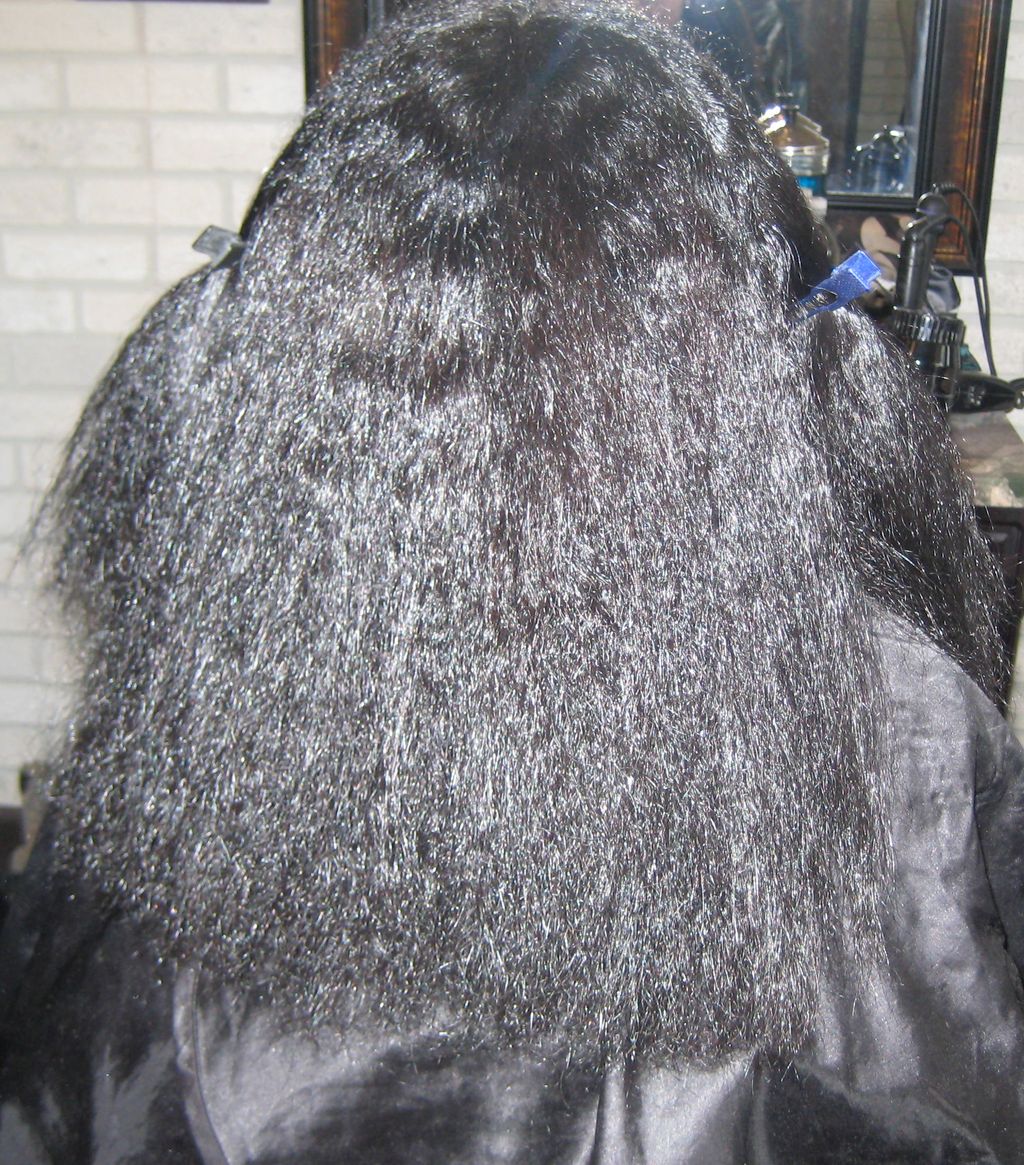 Before Keratin treatment