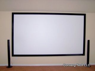 142 inch screen mounted on wall