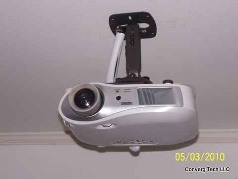 Projector Mounted on Ceiling