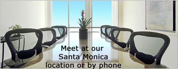 Meet at Santa Monica location or by phone